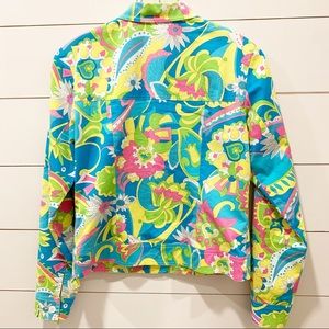 Maggy London Jackets & Coats - MAGGY LONDON 70’s Retro Print Lightweight Jacket Maggy London Jackets & Coats - MAGGY LONDON 70’s Retro Print Lightweight Jacket